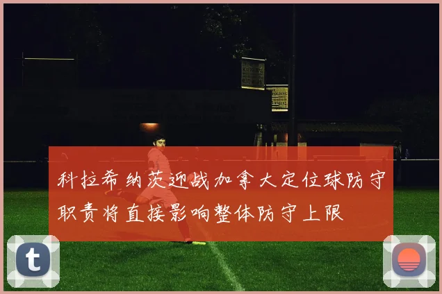 科拉希纳茨迎战加拿大定位球防守职责将直接影响整体防守上限